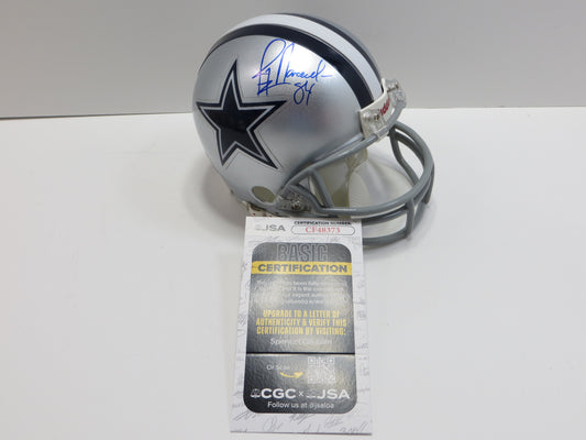JAY NOVACEK SIGNED DALLAS COWBOYS RIDDELL MINI HELMET Wyoming JSA COA