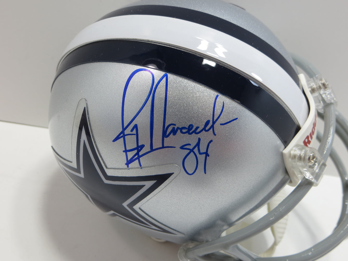 JAY NOVACEK SIGNED DALLAS COWBOYS RIDDELL MINI HELMET Wyoming JSA COA