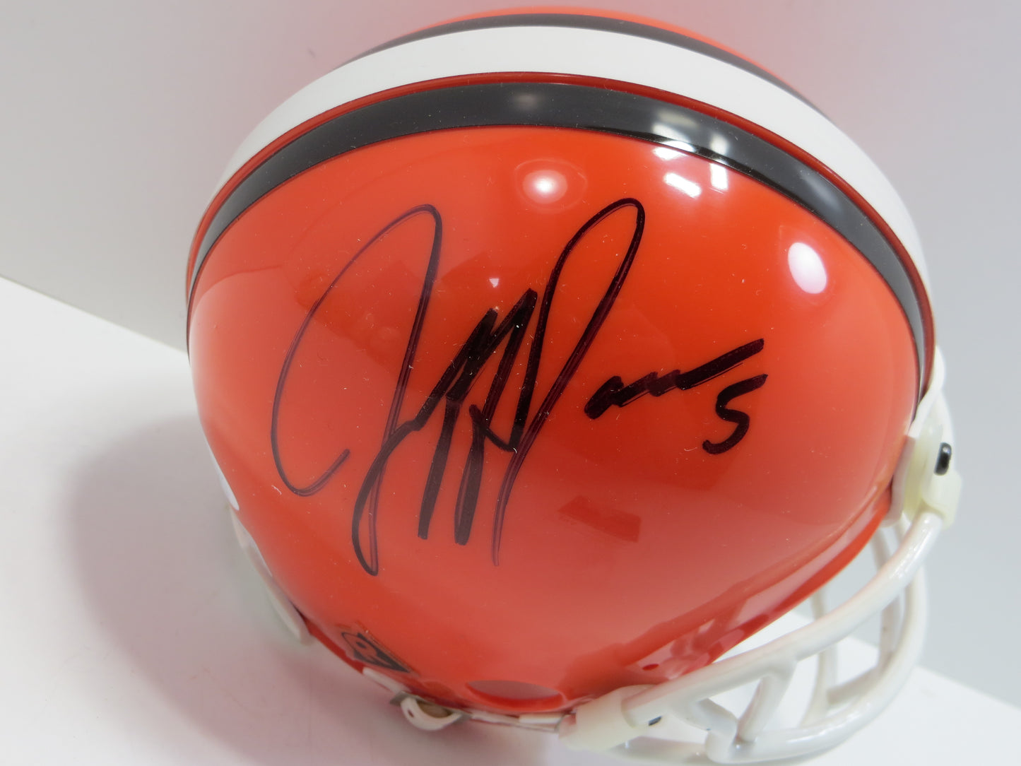 JEFF GARCIA SIGNED CLEVELAND BROWNS RIDDELL MINI HELMET JSA COA