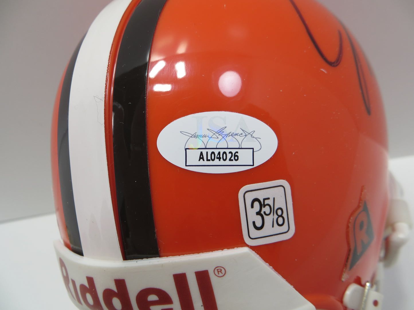 JEFF GARCIA SIGNED CLEVELAND BROWNS RIDDELL MINI HELMET JSA COA