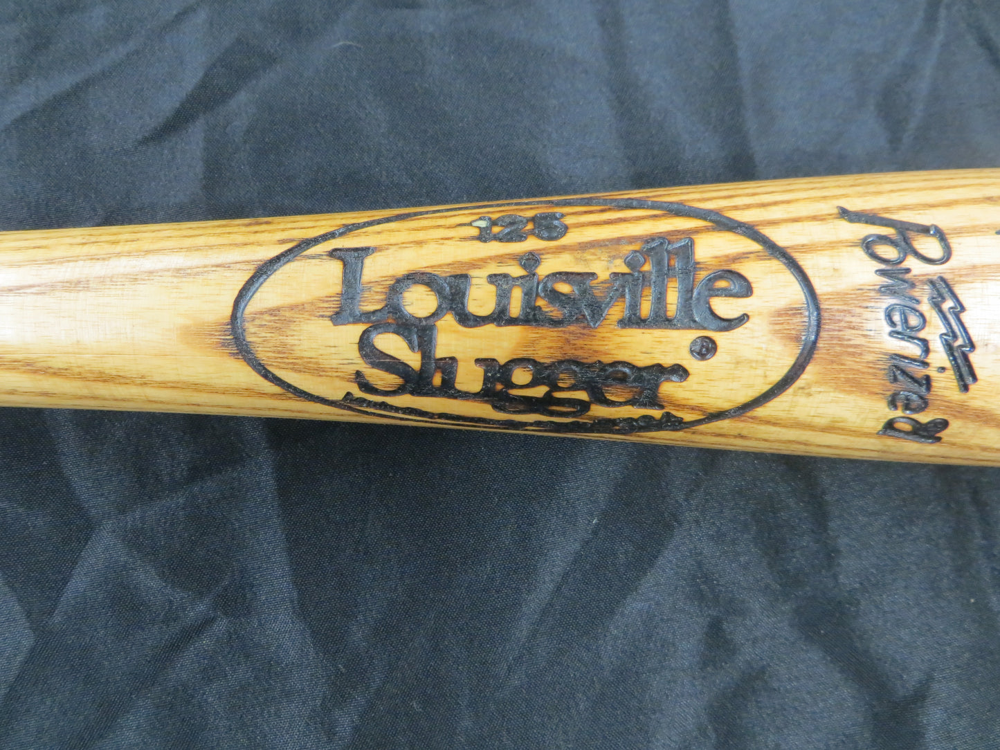 JEFF REBOULET BALTIMORE ORIOLES SIGNED GAME USED Louisville Slugger BAT JSA COA