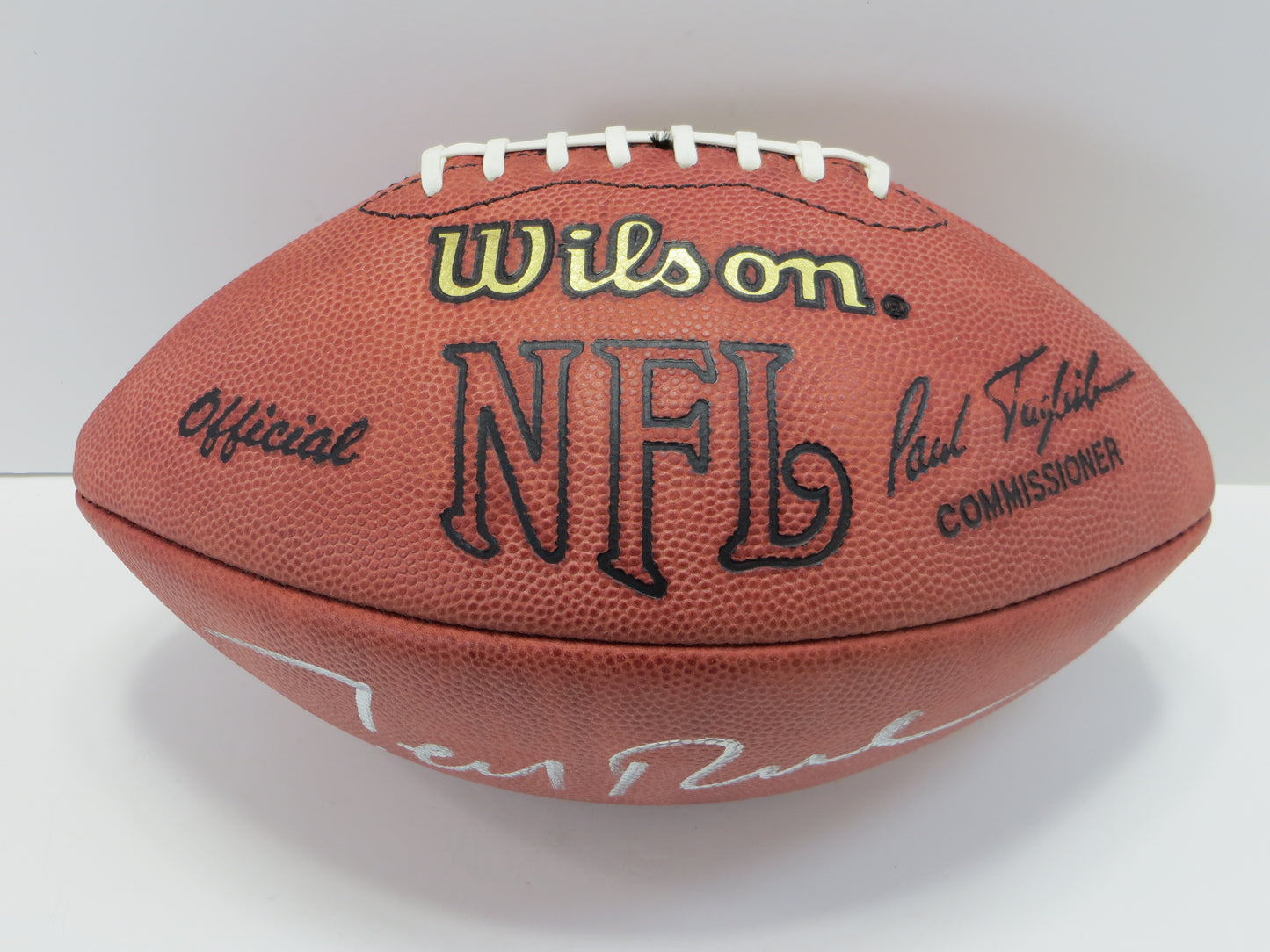 JERRY RICE SAN FRANCISCO 49ers RAIDERS SIGNED WILSON OFFICIAL NFL FOOTBALL JSA