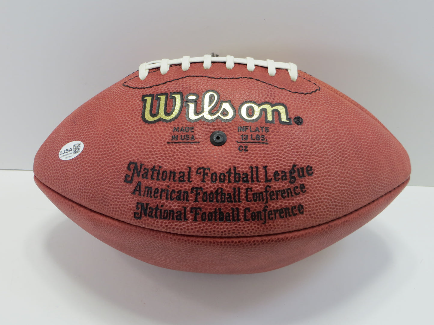 JERRY RICE SAN FRANCISCO 49ers RAIDERS SIGNED WILSON OFFICIAL NFL FOOTBALL JSA