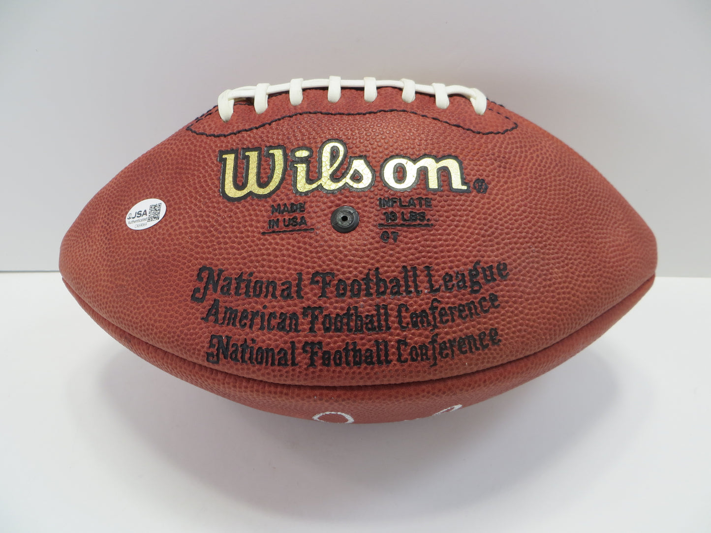 JOHN ELWAY DENVER BRONCOS SIGNED WILSON OFFICIAL NFL FOOTBALL JSA COA