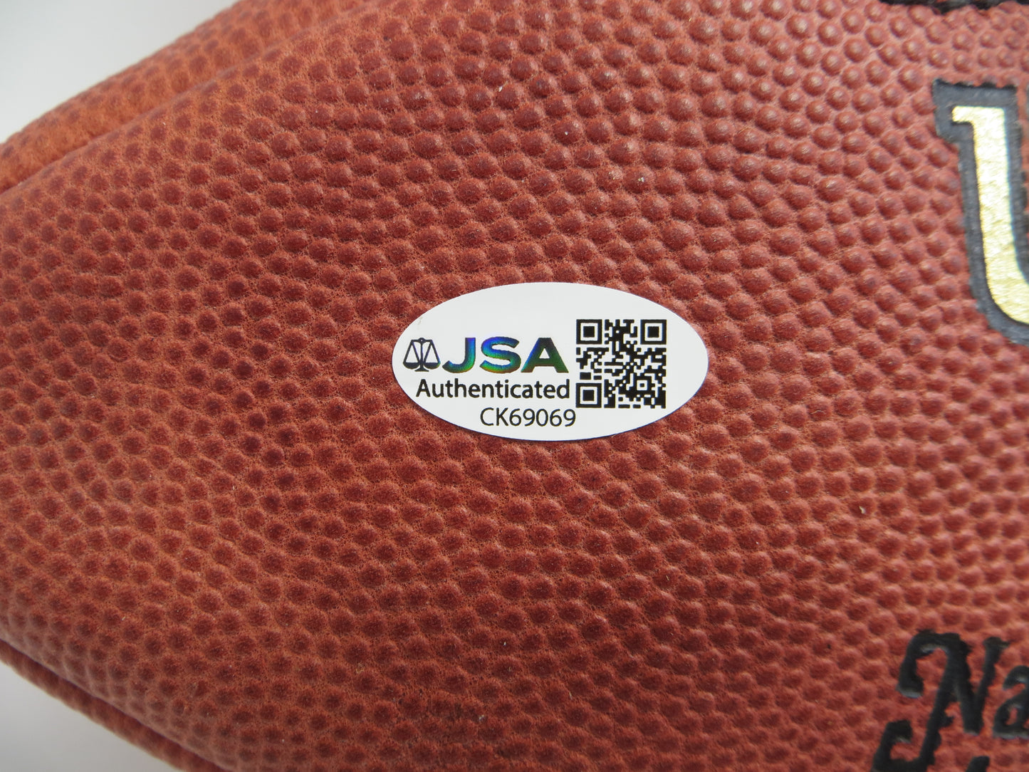 JOHN ELWAY DENVER BRONCOS SIGNED WILSON OFFICIAL NFL FOOTBALL JSA COA