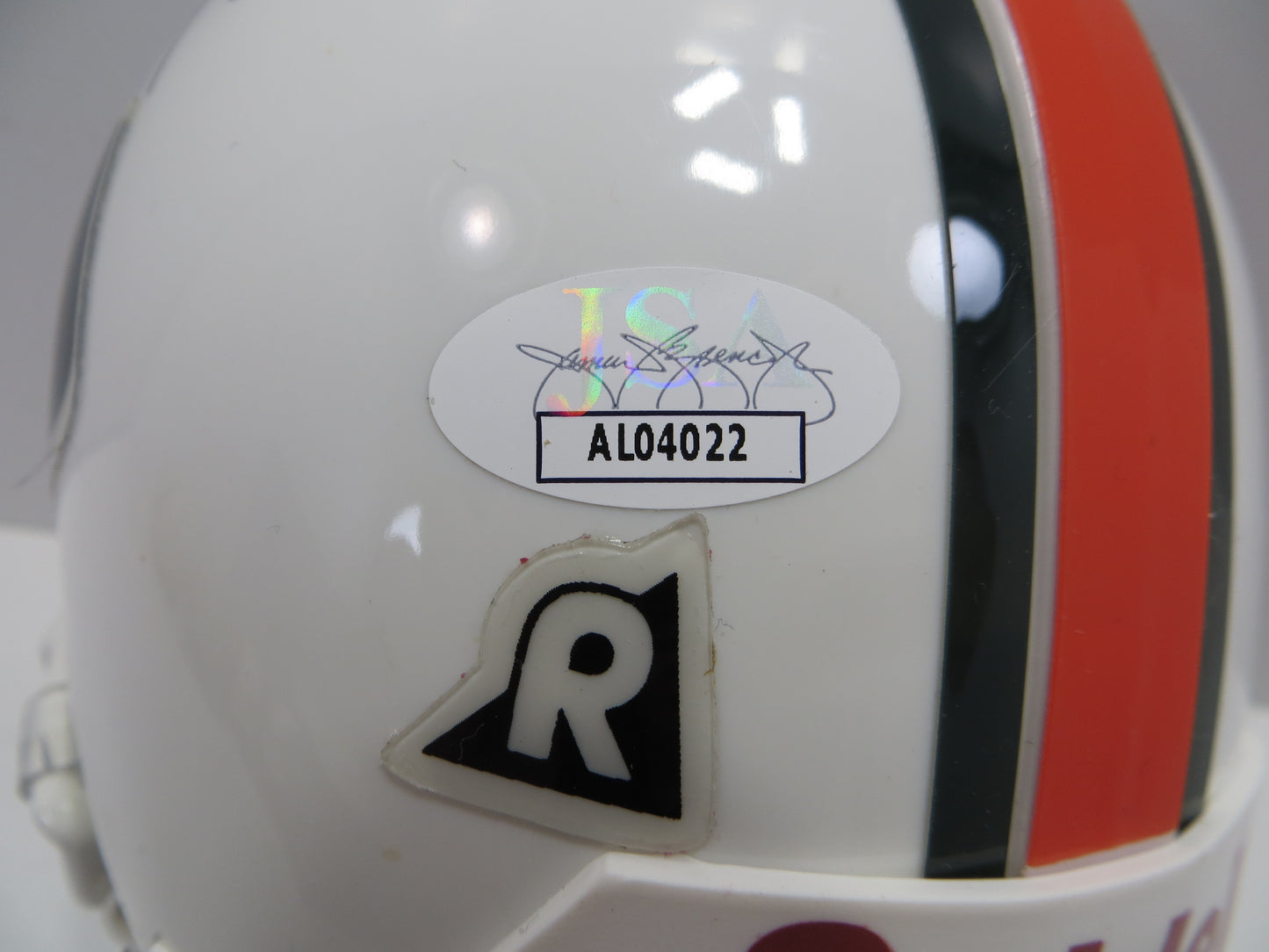 KELLEN WINSLOW JR SIGNED MIAMI HURRICANES RIDDELL MINI HELMET Browns JSA