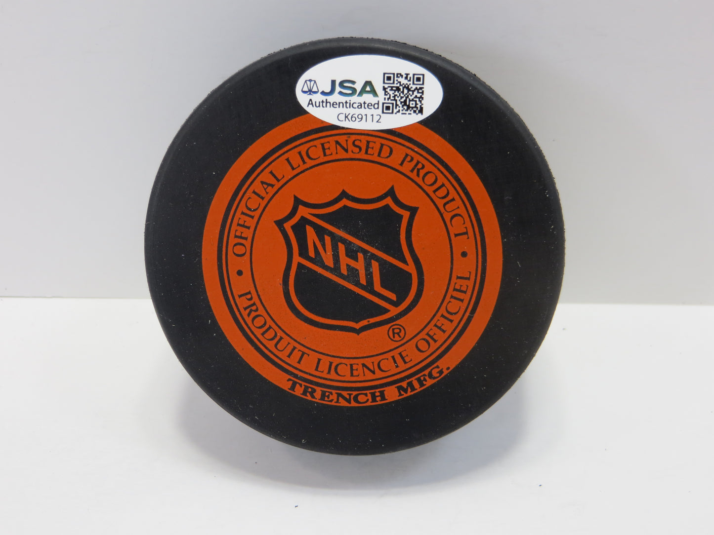 KEVIN DERIAN HATCHER SIGNED DALLAS STARS PUCK JSA