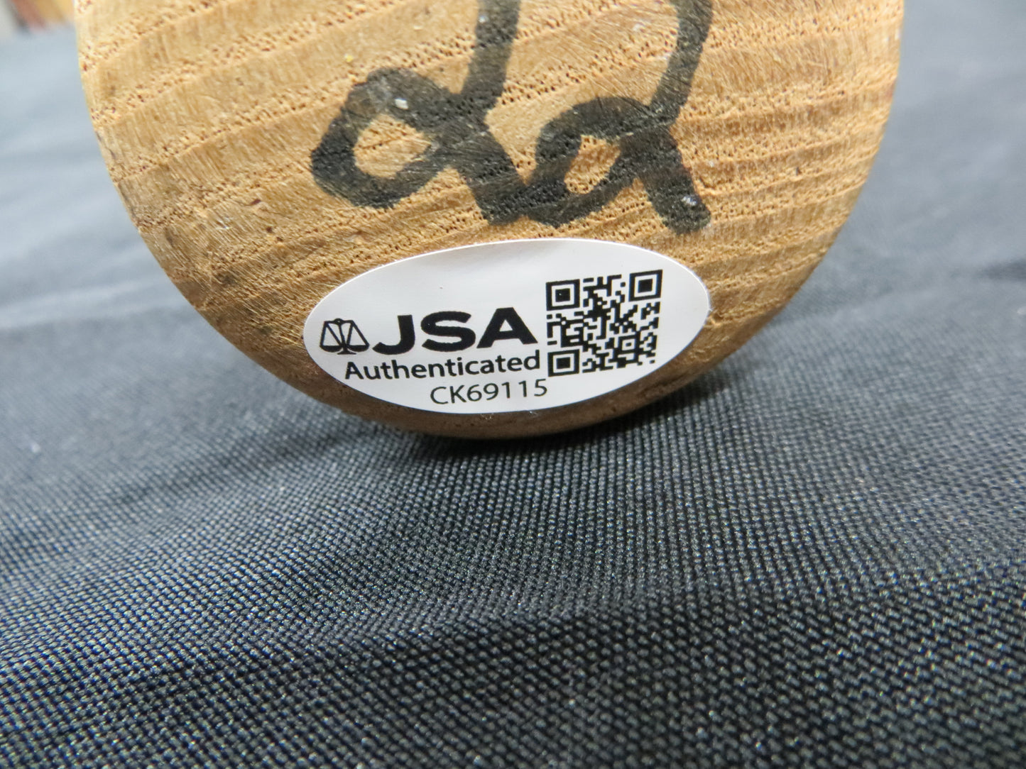 KEVIN McREYNOLDS SIGNED GAME USED LOUISVILLE SLUGGER BAT NY METS JSA