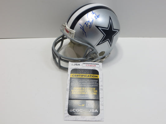 KEVIN SMITH SIGNED DALLAS COWBOYS MINI HELMET Texas A&M Aggies JSA COA