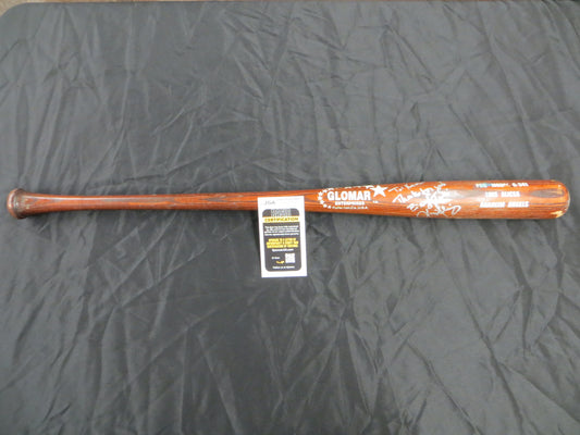 LUIS ALICEA ANAHEIM ANGELS SIGNED GAME USED GLOMAR BASEBALL BAT JSA COA