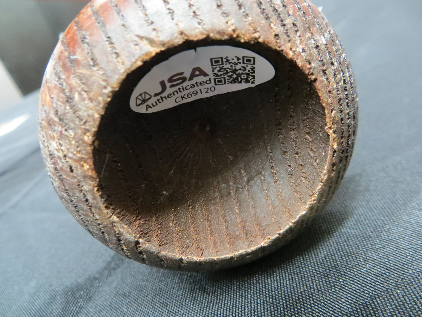 LUIS ALICEA ANAHEIM ANGELS SIGNED GAME USED GLOMAR BASEBALL BAT JSA COA
