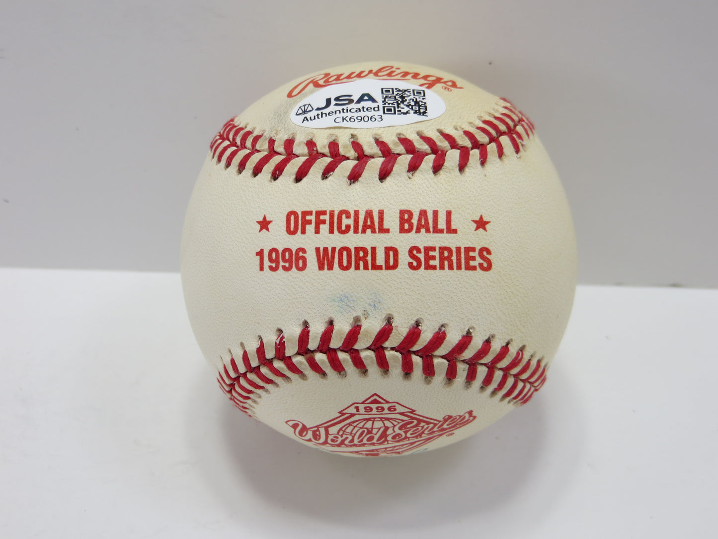 MARIANO RIVERA SIGNED WORLD SERIES BASEBALL JSA
