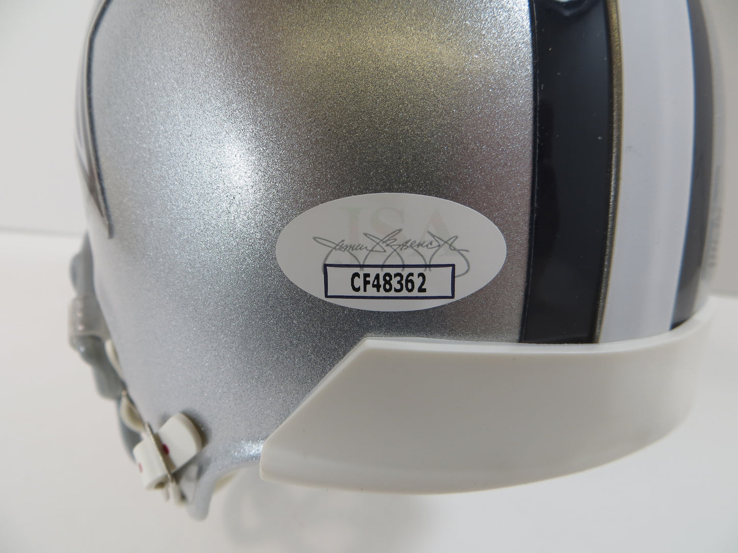 MORRIS MO CLAIBORNE SIGNED DALLAS COWBOYS MINI HELMET LSU JSA COA