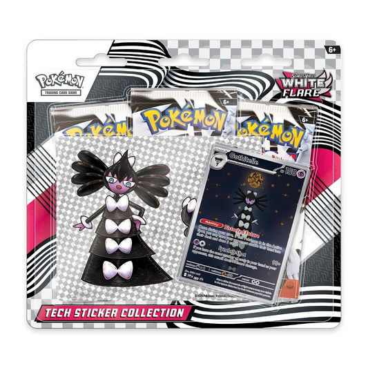 Pokemon White Flare Tech Sticker Collection (Gothitelle)