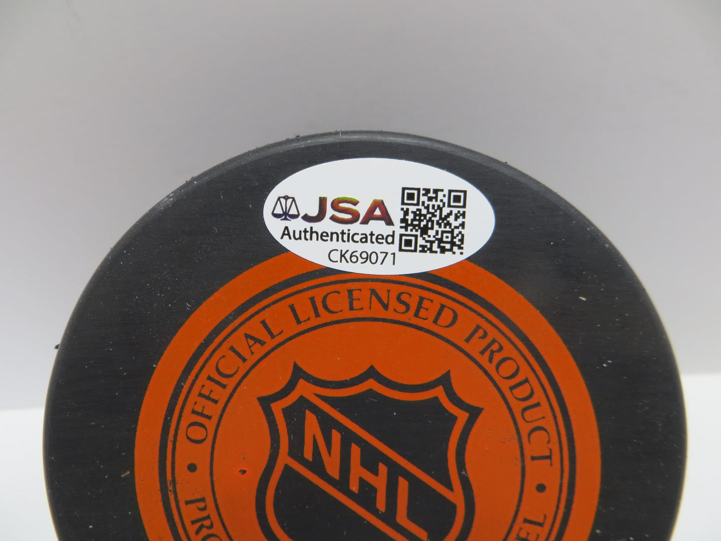 PAT VERBEEK SIGNED DALLAS STARS PUCK JSA