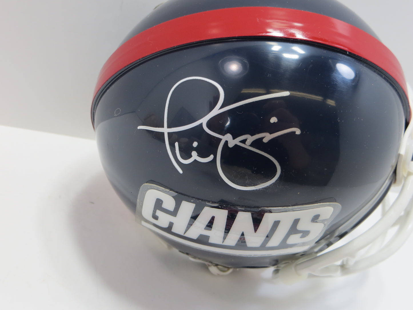 PHIL SIMMS SIGNED NEW YORK NY GIANTS MINI HELMET JSA COA