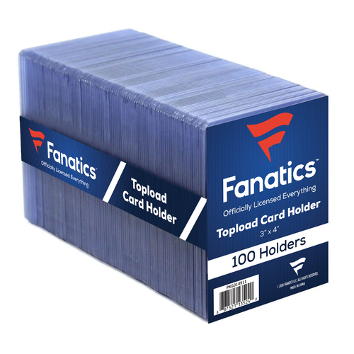 Fanatics 35pt 3" x 4" Top Loader 100 ct