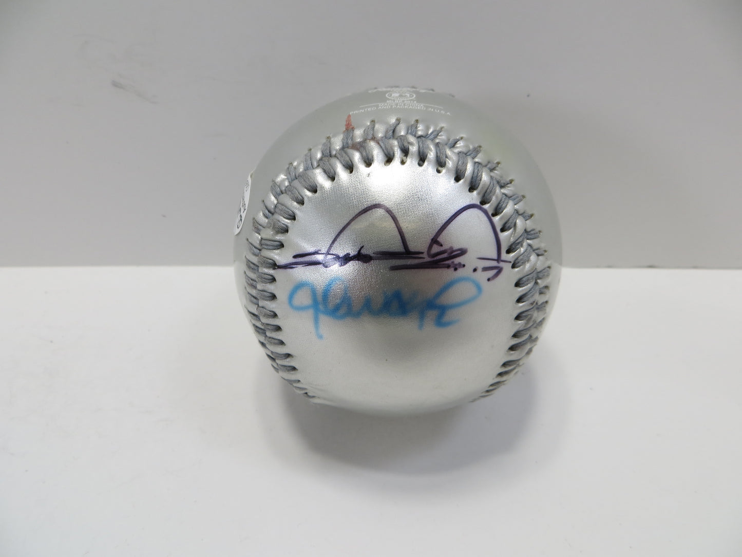 PRINCE FIELDER SHIN-SOO CHOO SIGNED TEXAS RANGERS LOGO BASEBALL JSA COA