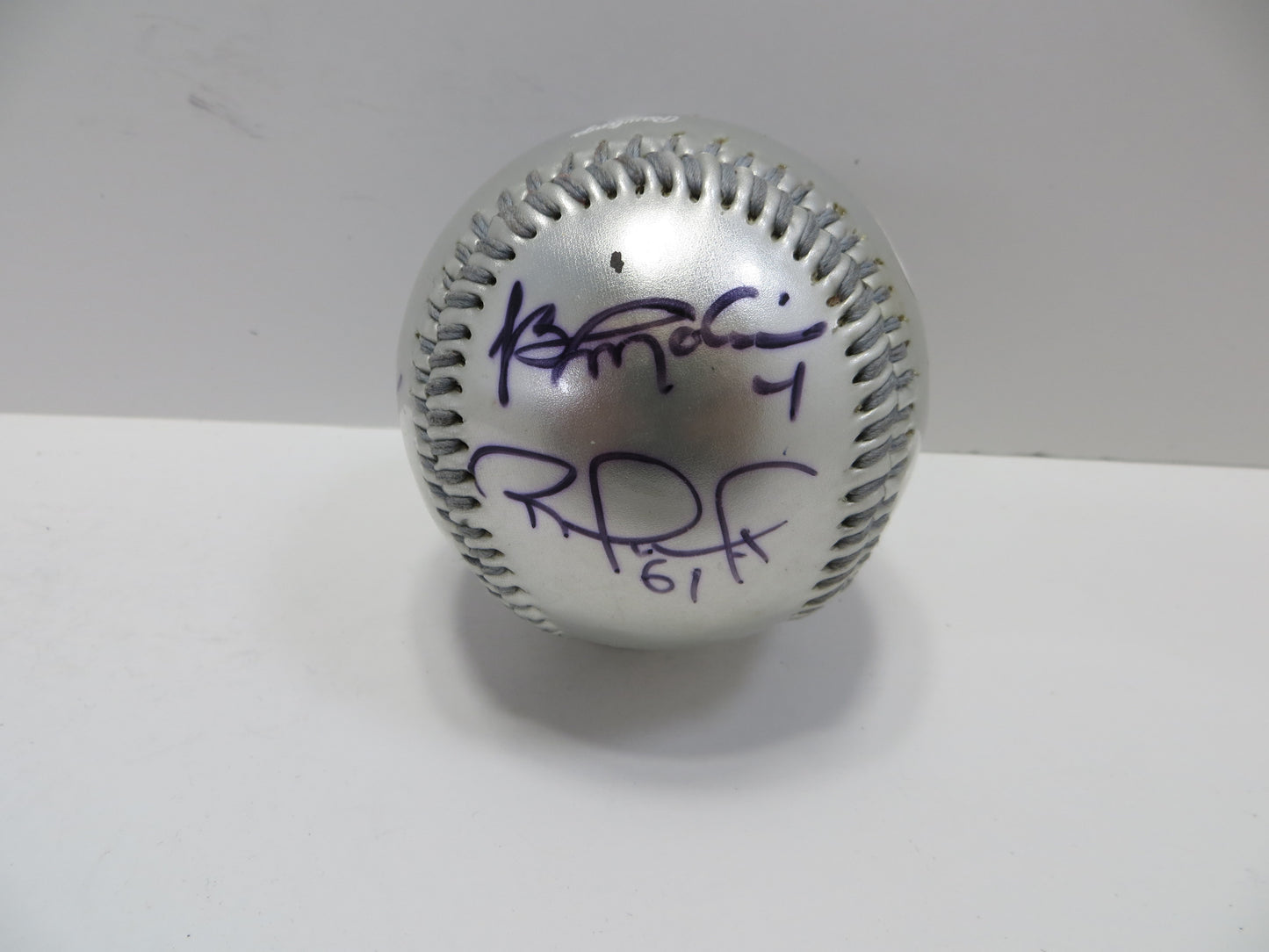 PRINCE FIELDER SHIN-SOO CHOO SIGNED TEXAS RANGERS LOGO BASEBALL JSA COA