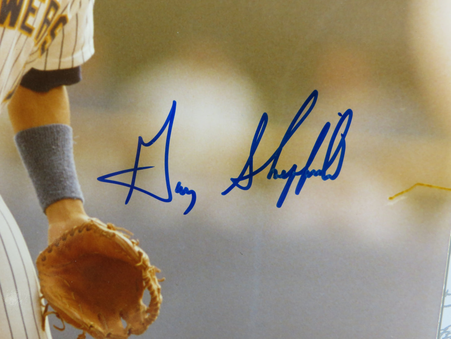 GARY SHEFFIELD MILWAUKEE BREWERS SIGNED 8x10 PHOTO JSA COA