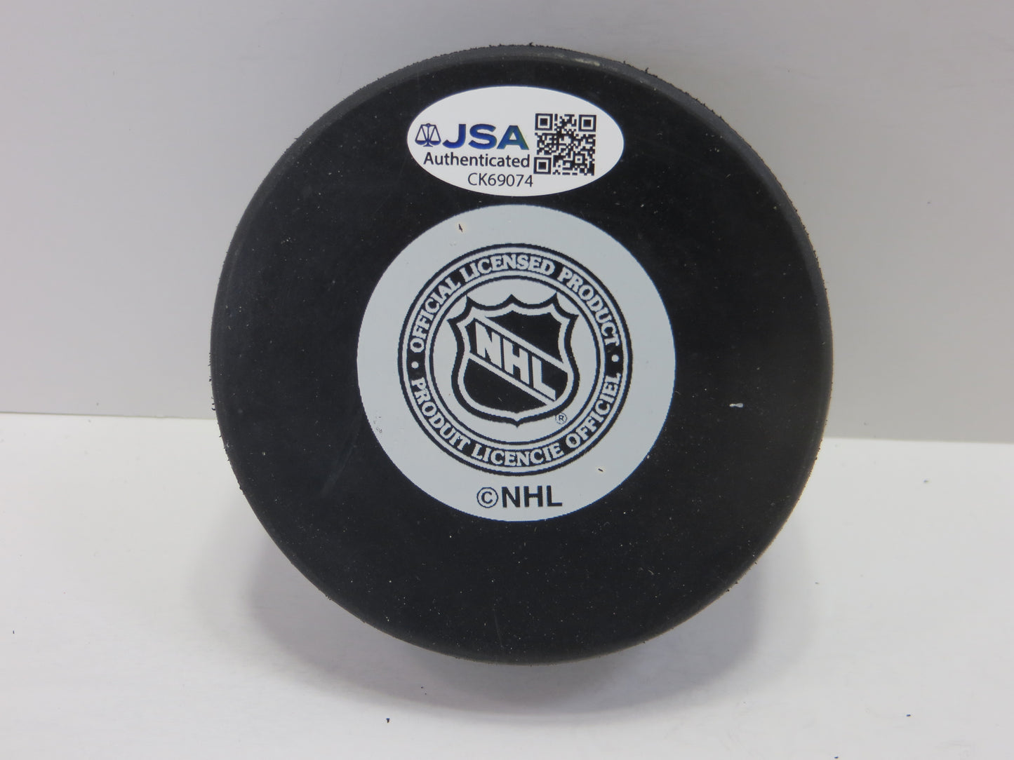 STEVE OTT SIGNED ORIGINAL DALLAS STARS LOGO HOCKEY PUCK JSA COA