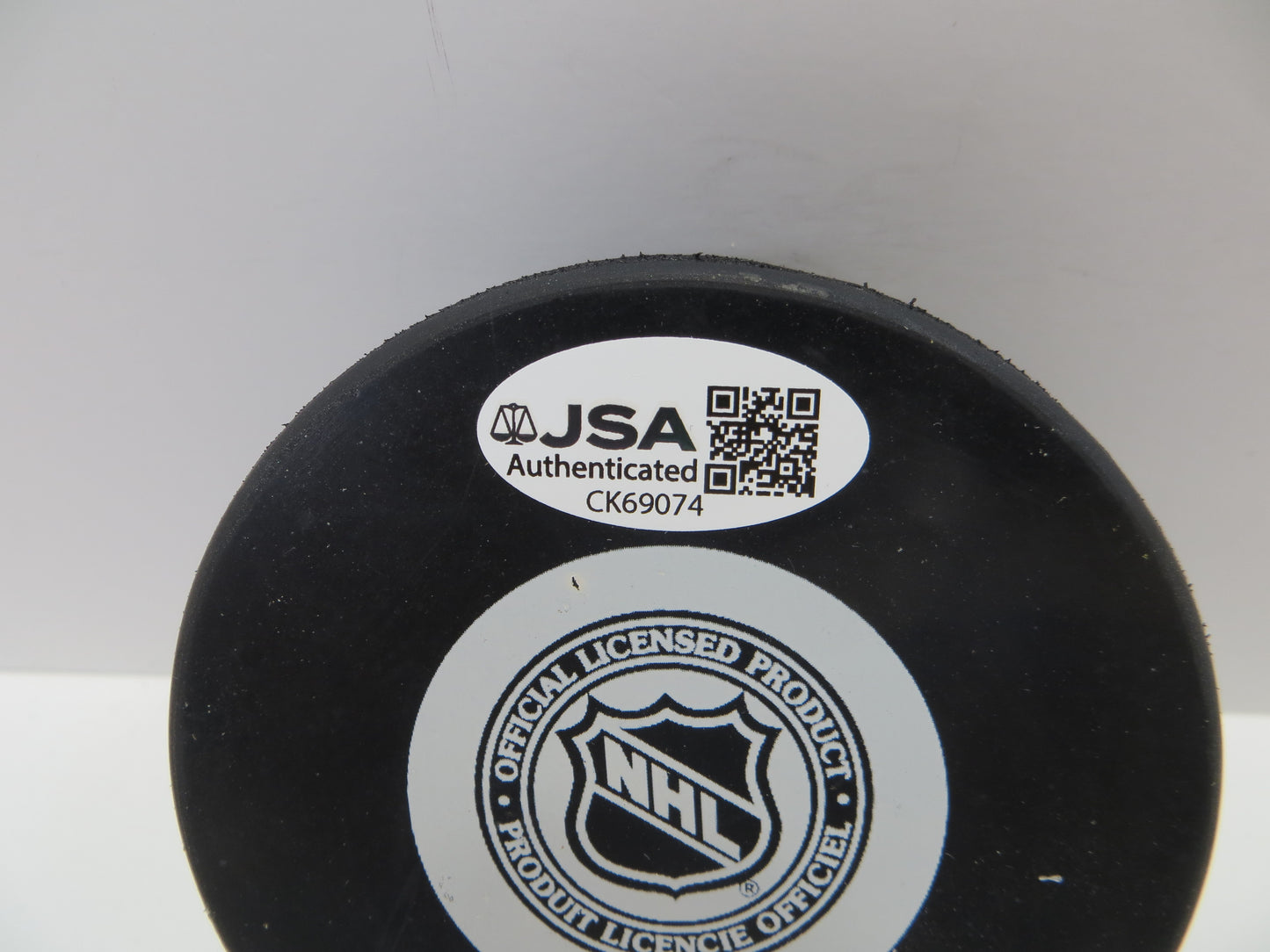 STEVE OTT SIGNED ORIGINAL DALLAS STARS LOGO HOCKEY PUCK JSA COA