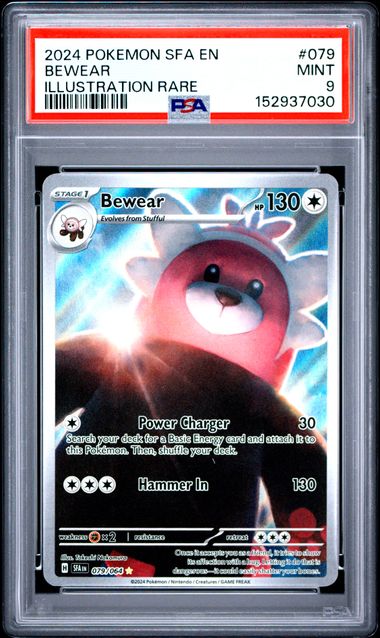 2024 Pokemon - Bewear (Illustration Rare) - 079/064 Shrouded Fable PSA 9