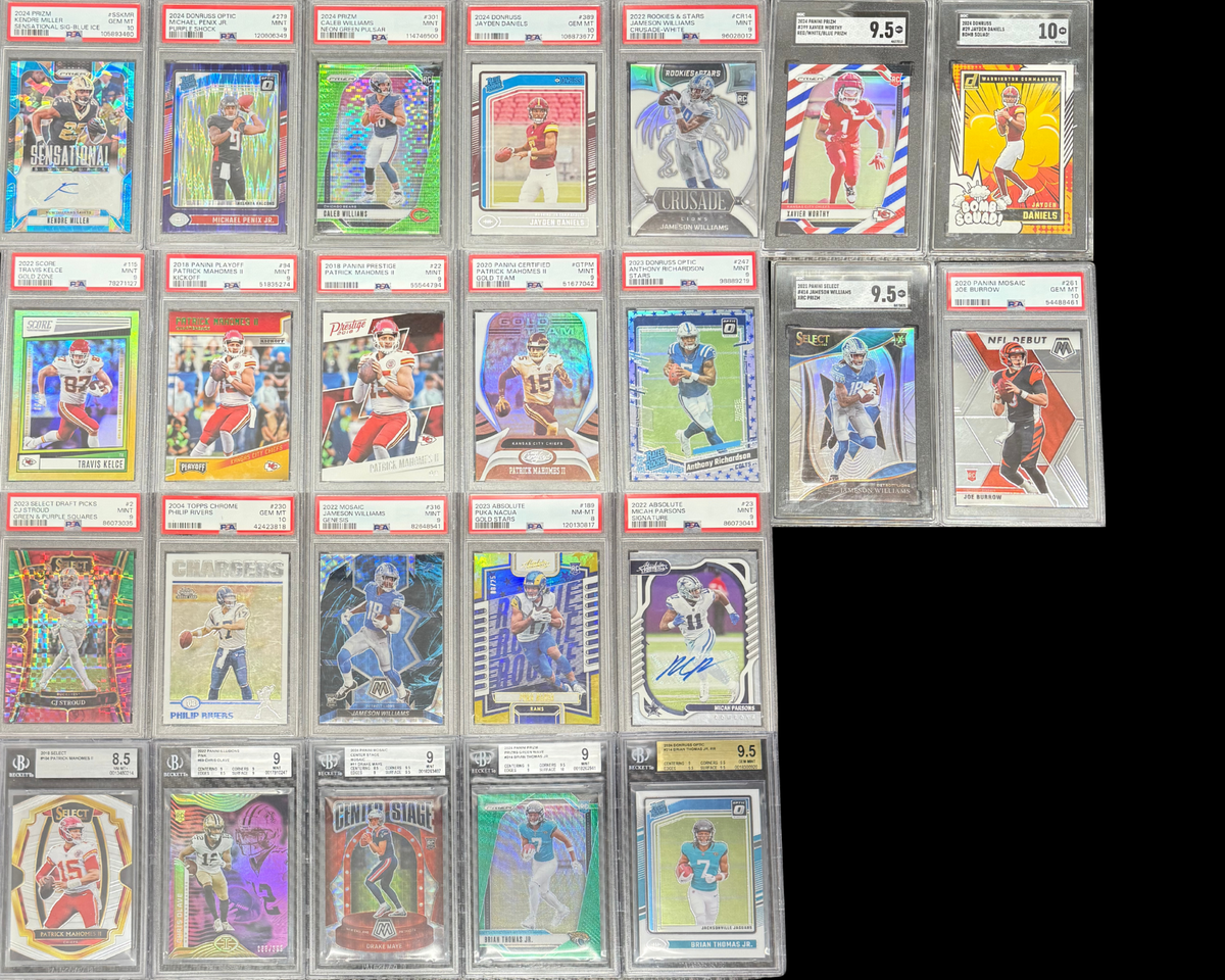 Custom Slab Repacks Big Daddy Bring-Backs $35 Football Slab Repack Series 1 – Dallas Card Show