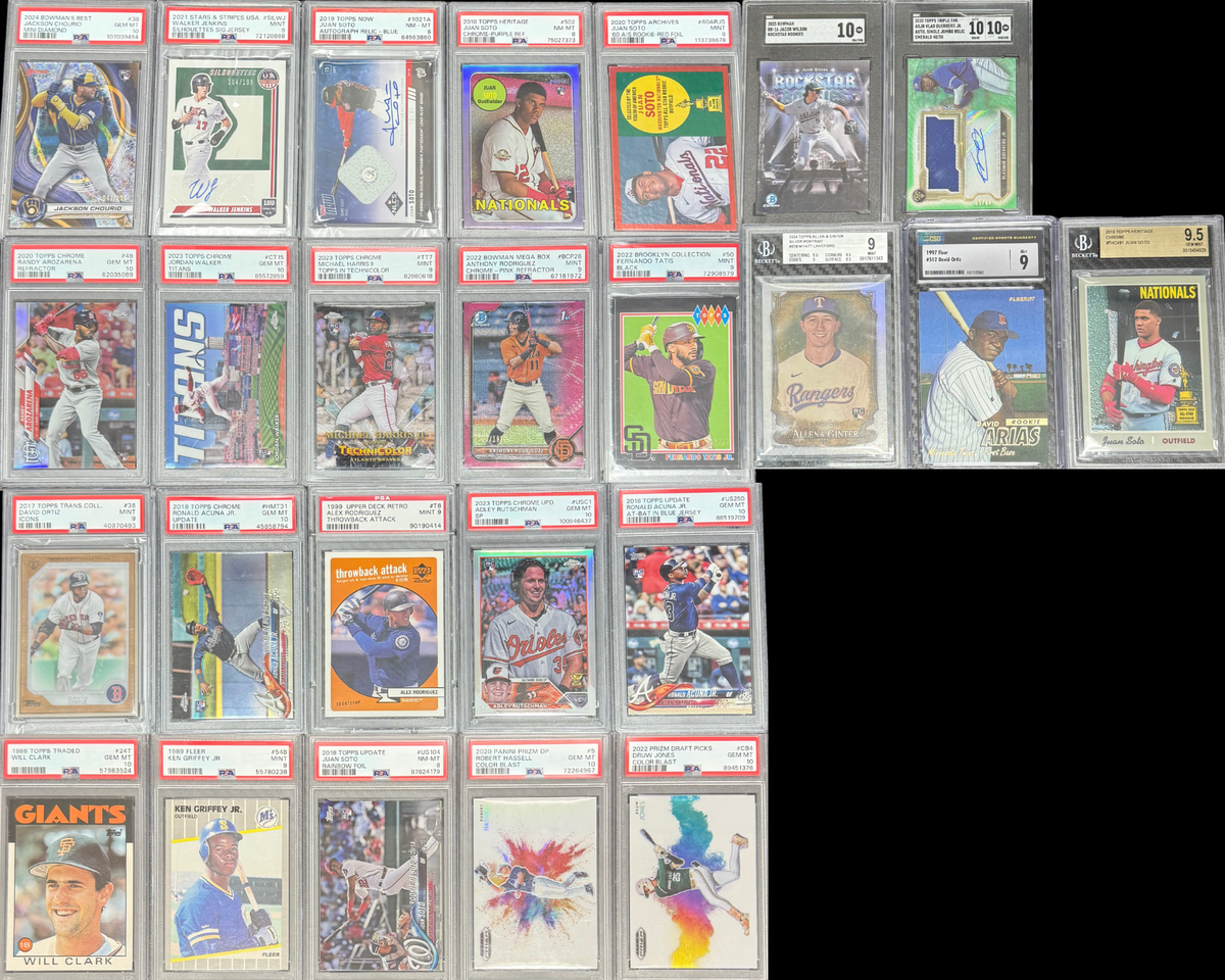 Custom Slab Repacks Big Daddy Bring-Backs $50 Baseball Slab Repack Series 2 – Dallas Card Show