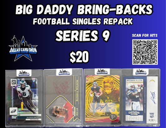 Big Daddy Bring-Backs $20 Football Single Repack Series 9