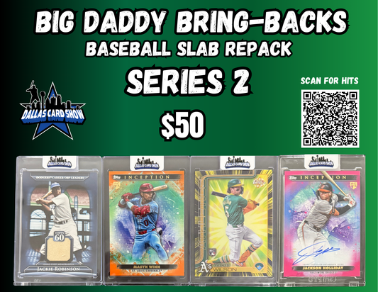 Big Daddy Bring-Backs $50 Baseball Singles Series 2