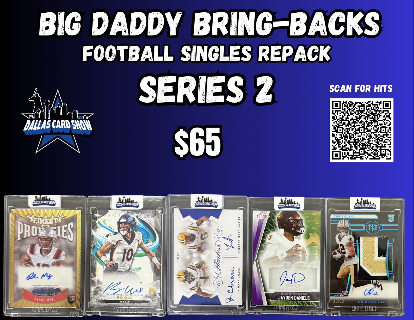 Big Daddy Bring-Backs $65 Football Single Repack Series 2
