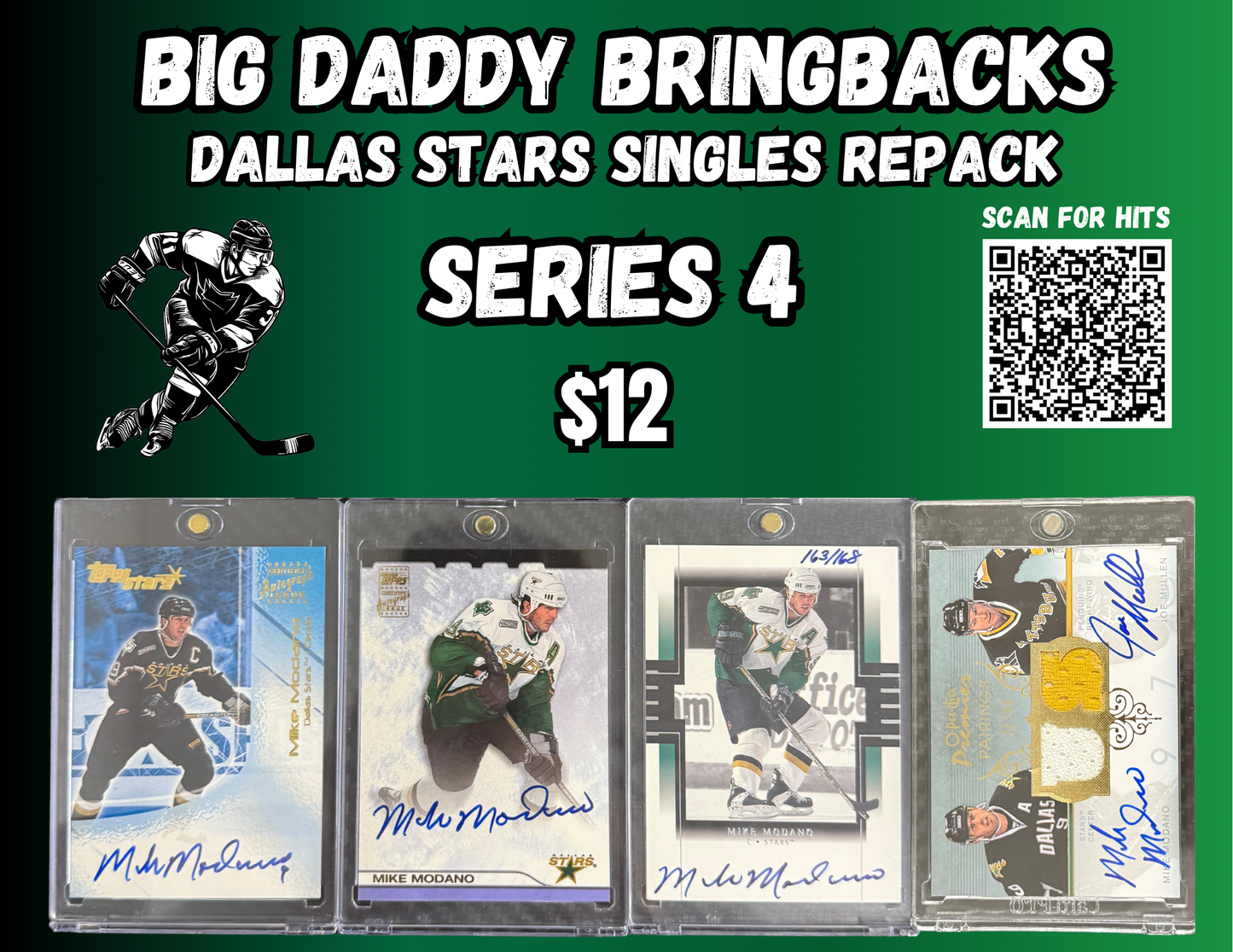 Big Daddy Bring-Backs $12 Hockey Singles Repack Series 4