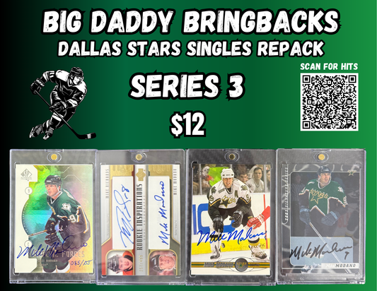Big Daddy Bring-Backs $12 Hockey Singles Repack Series 3