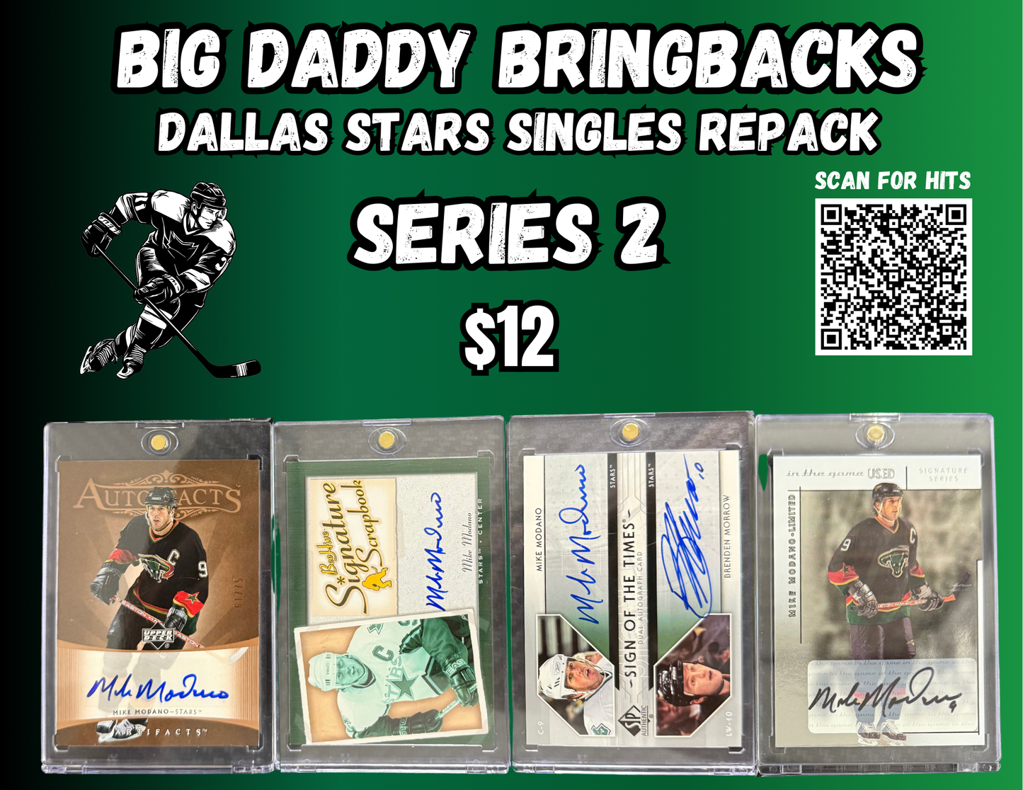 Big Daddy Bring-Backs $12 Hockey Singles Repack Series 2