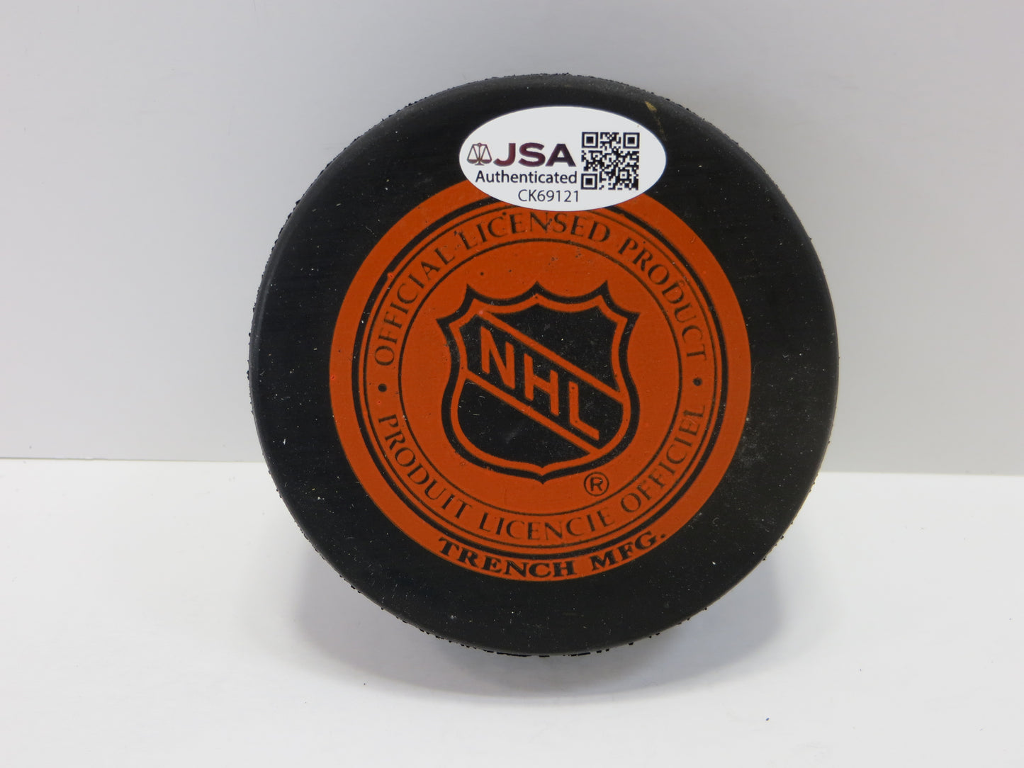 TODD HARVEY SIGNED DALLAS STARS LOGO HOCKEY PUCK JSA COA