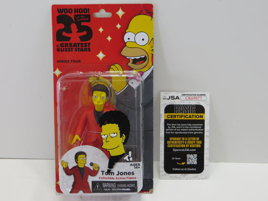 TONE RODRIGUEZ SIGNED SKETCHED Tom Jones SIMPSONS FIGURINE JSA COA