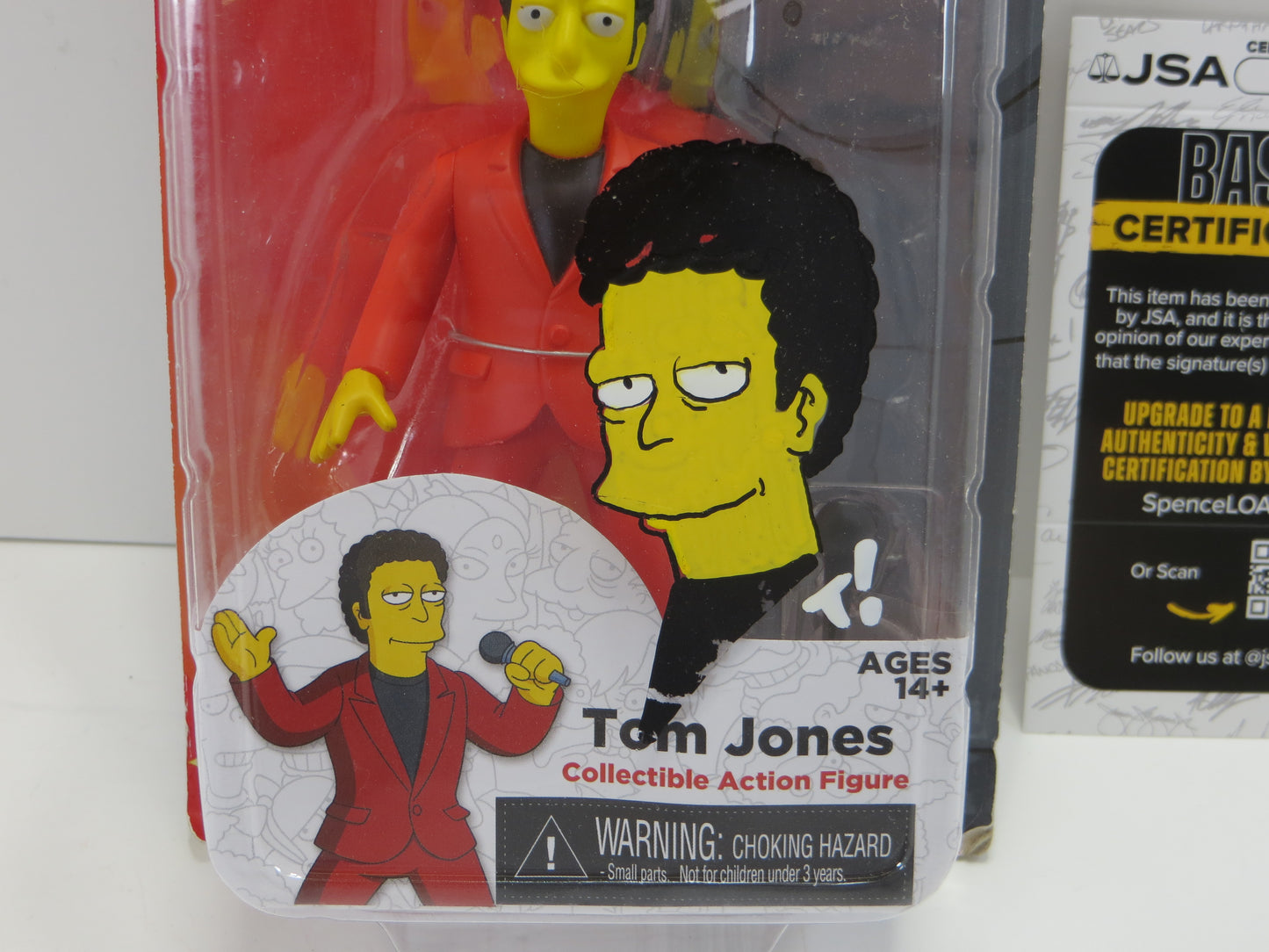 TONE RODRIGUEZ SIGNED SKETCHED Tom Jones SIMPSONS FIGURINE JSA COA