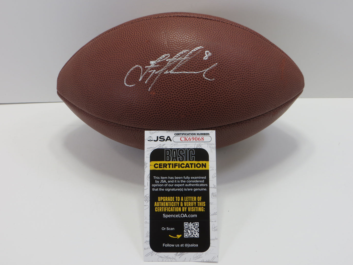 TROY AIKMAN DALLAS COWBOYS SIGNED WILSON FULL SIZE FOOTBALL JSA COA