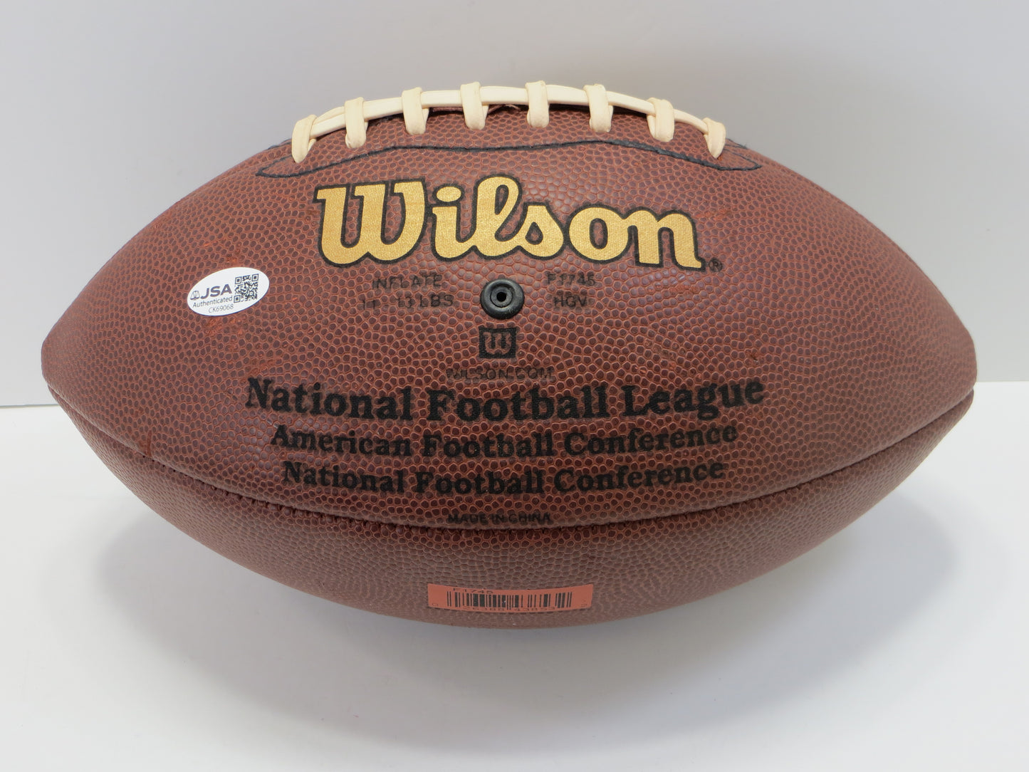 TROY AIKMAN DALLAS COWBOYS SIGNED WILSON FULL SIZE FOOTBALL JSA COA