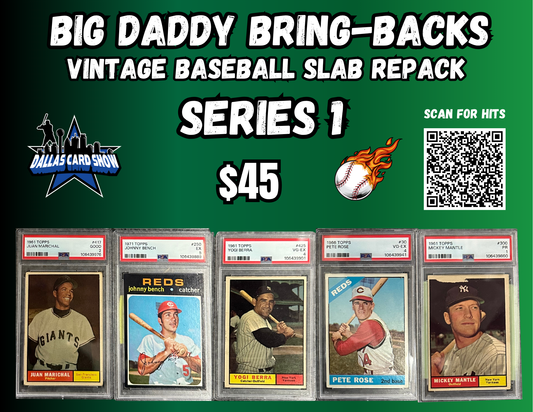 Big Daddy Bring-Backs $45 Vintage Slab Repack Series 1