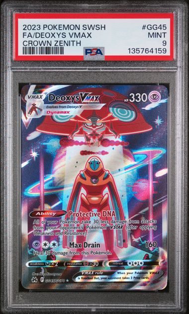 2023 Pokemon - Deoxys VMAX (Galarian Gallery) - GG45/GG70 PSA 9