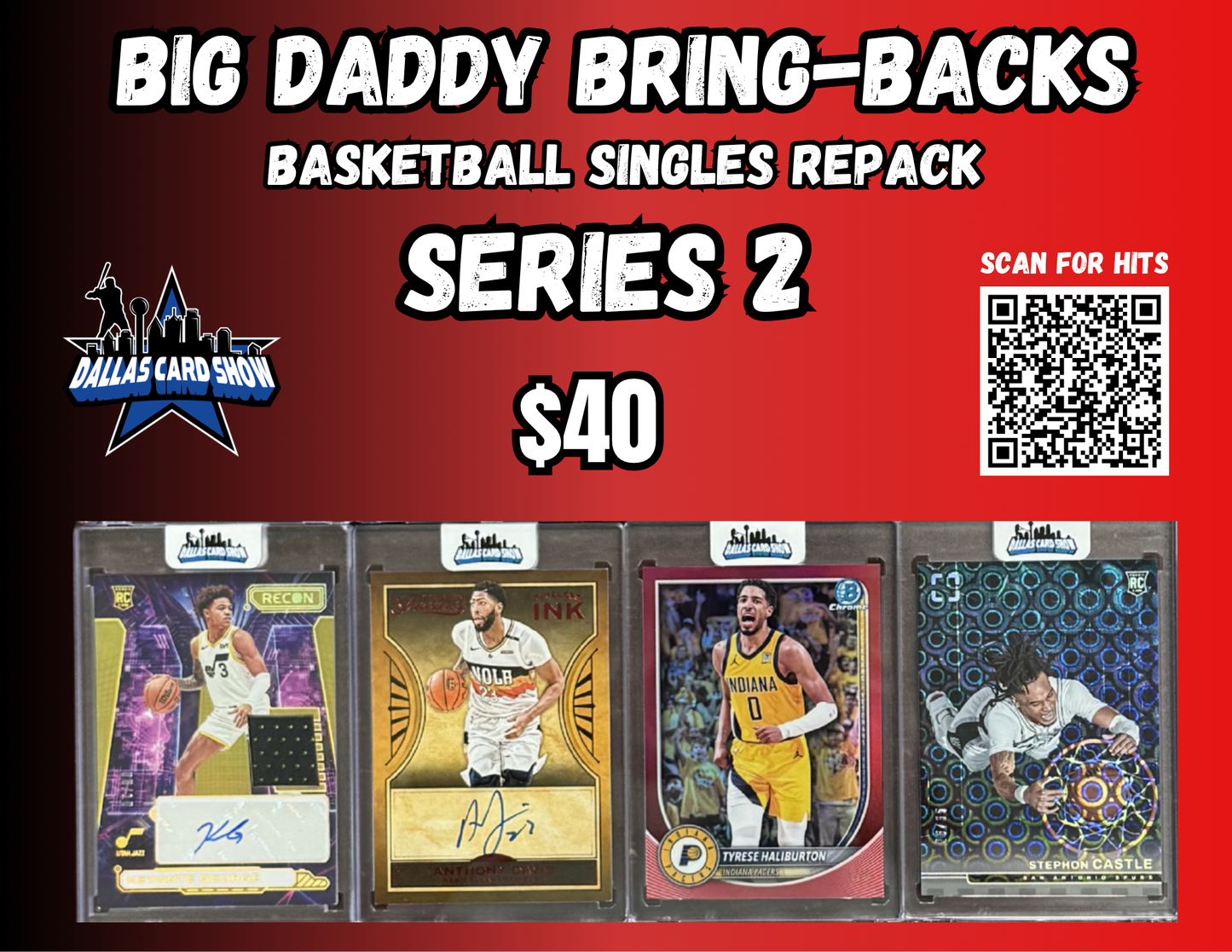 Big Daddy Bring-Backs $40 Basketball Singles Series 2