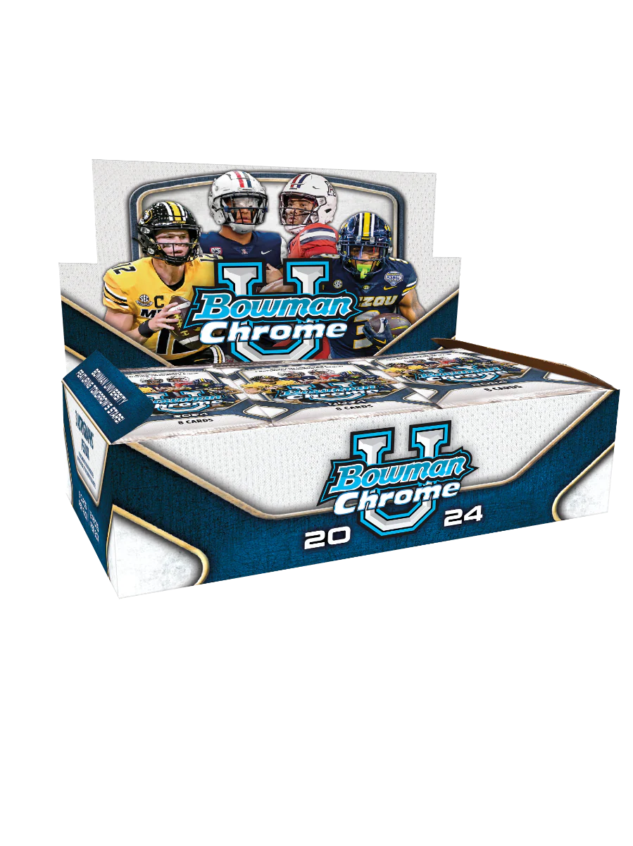 2024 Bowman University Chrome Football Hobby Jumbo Box