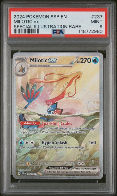 2024 Pokemon - Milotic ex (SIR) - 237/191 Surging Sparks PSA 9