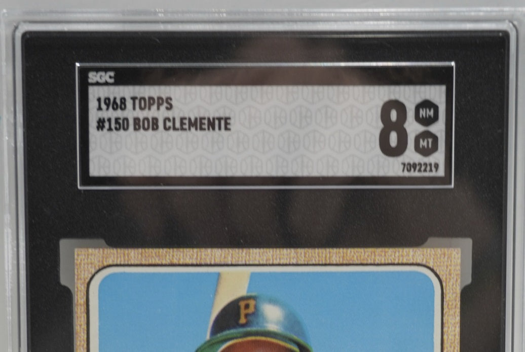 1968 TOPPS Roberto Bob Clemente #150 SGC 8 PITTSBURGH PIRATES