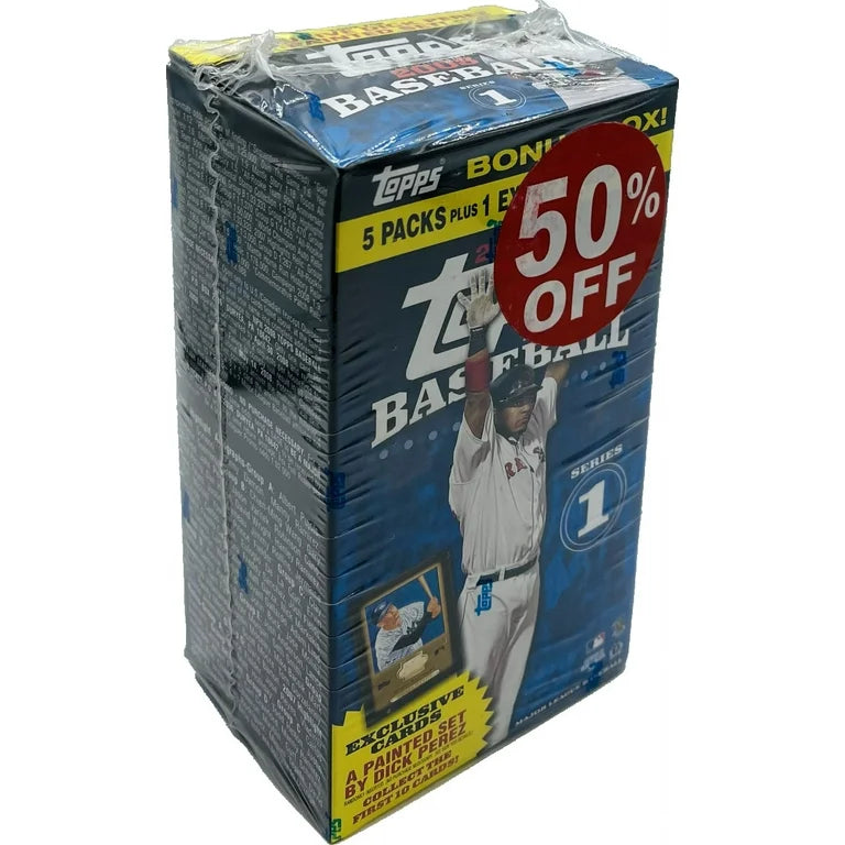 2008 TOPPS SERIES 1 MLB BASEBALL BLASTER BONUS BOX