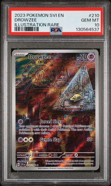 2023 Pokemon - Drowzee (Illustration Rare) - 210/198 S&V Base Set PSA 10