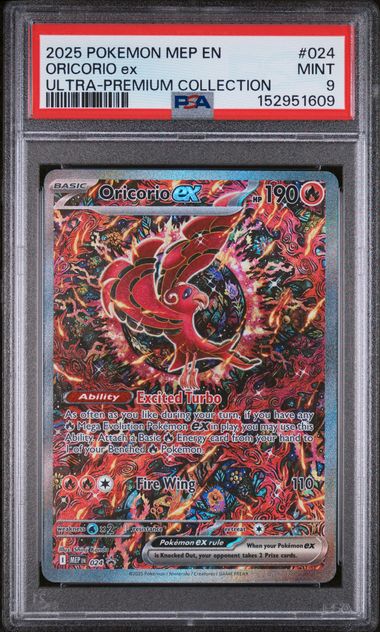 2025 Pokemon - Oricorio ex (SIR) - MEP 024 Black Star Promo PSA 9