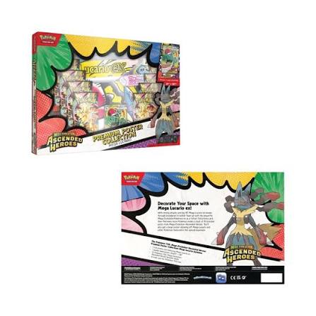 2026 Pokemon - Ascended Heroes Premium Poster Collection (Lucario)